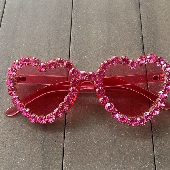 Pink Jewel Fashion Sunglasses - Picture 1 of 7